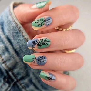 Floral Nails